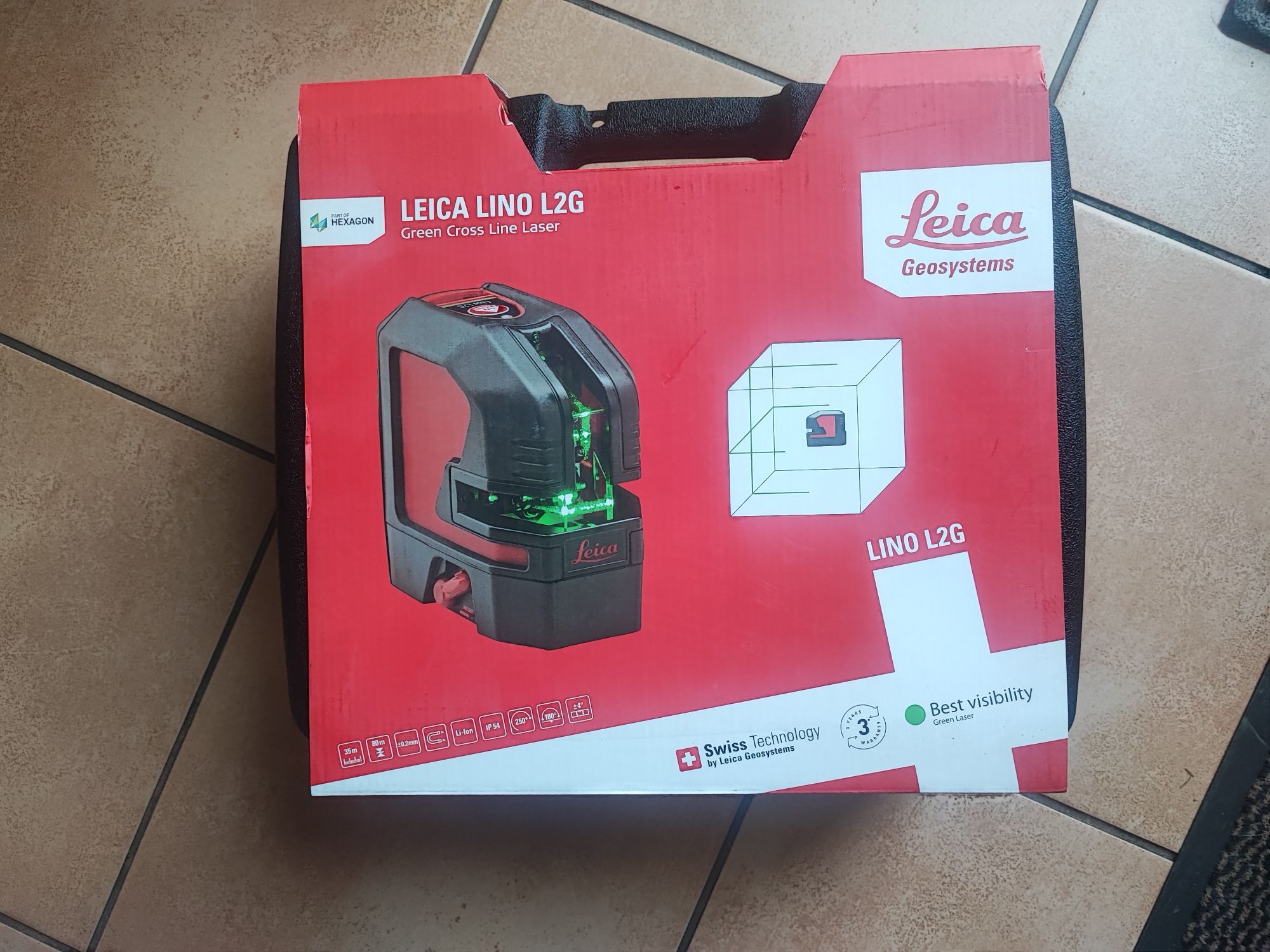 Niwelator laser zielony Leica Lino L2 G , Okazja