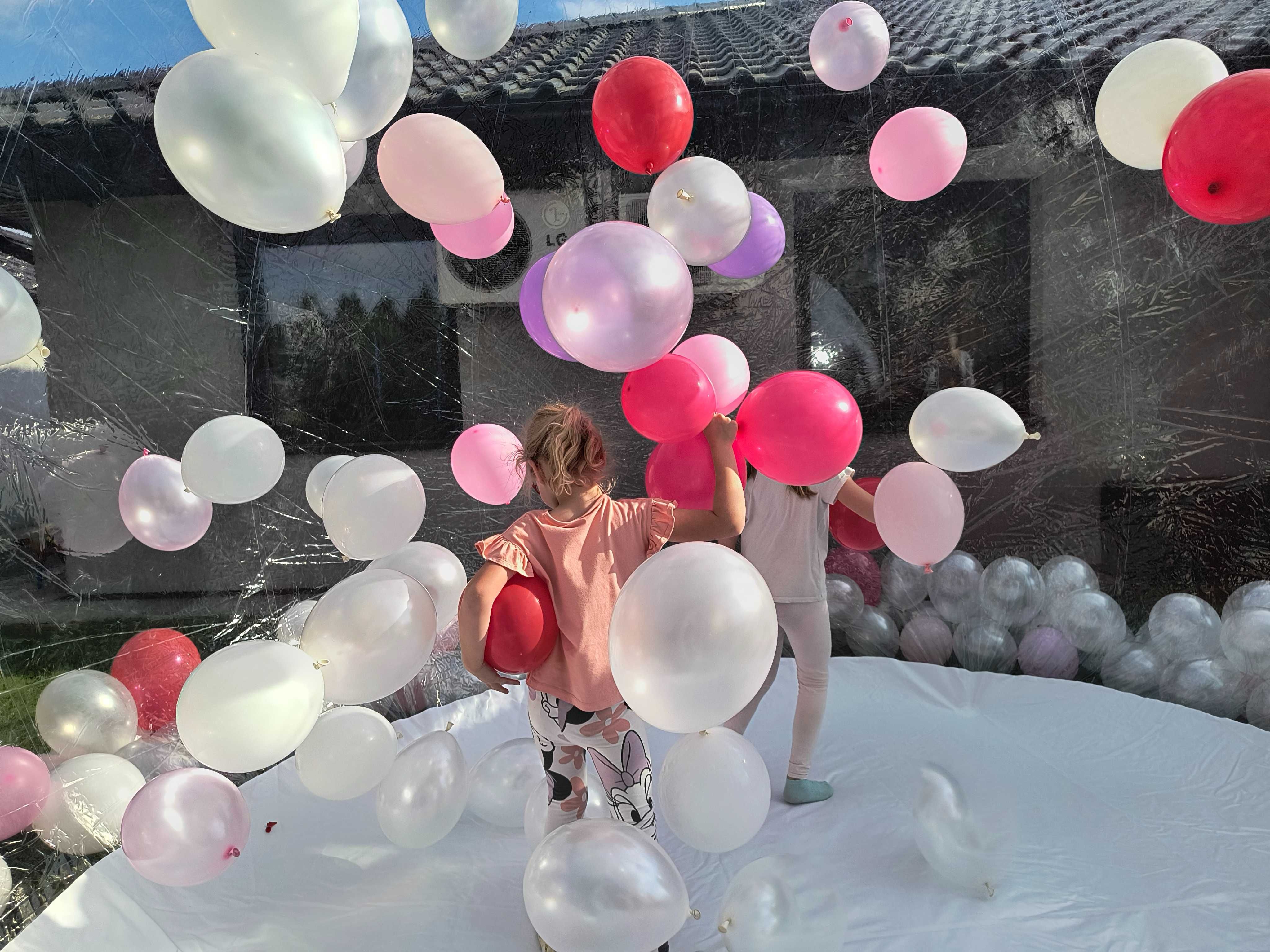 Dmuchaniec Dmuchany Domek Iglo Bańka Bubble House Tent Wirujące Balony
