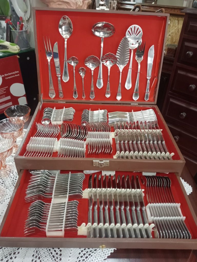 Faqueiro inox 180 peças