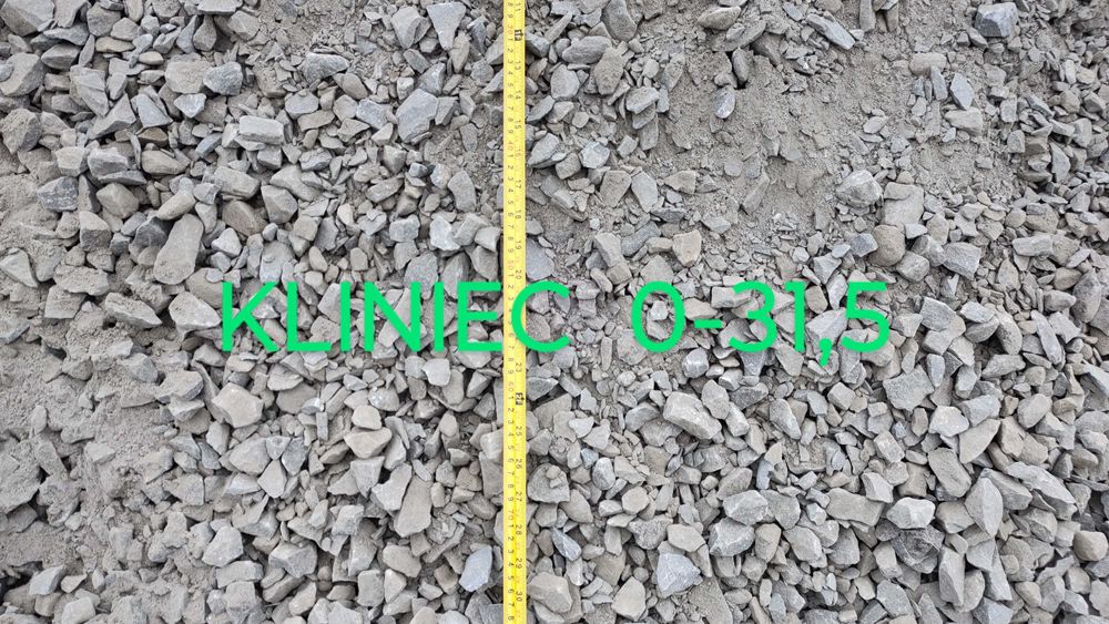 Kliniec kruszywo tłuczeń pospółka żwir żwirek piasek