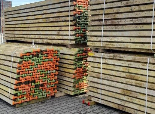 Podpory ocynkowane stemple budowlane Płyta Czarna Topolowa Dźwigary