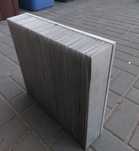 Duży radiator aluminiowy 40x40x9 cm
