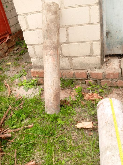 Азбестові труби 3 довгі і 7 короткі