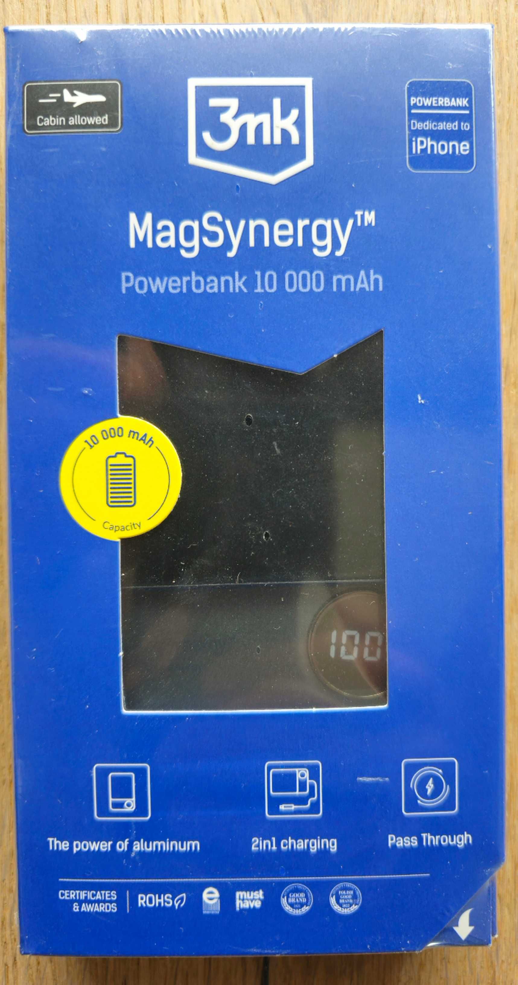 Powerbank 3mk MagSynergy 10000 mAh NOWY