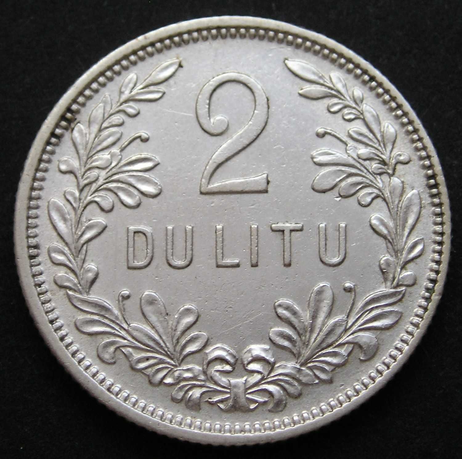 Litwa 2 litu 1925 - Pogoń , Vytis - srebro