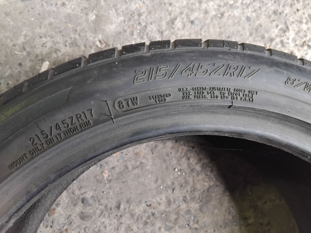 Шини пара  215/45/17