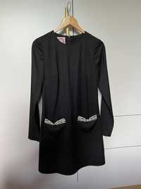 Bizuu elegancka sukienka R 38 100 proc welna