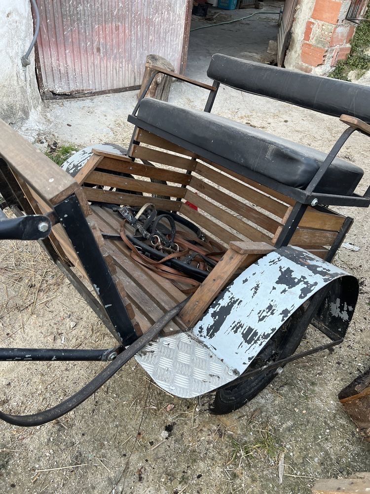 Vendo charrete nova usada so 3 vezes usadas  junto com o poeni .