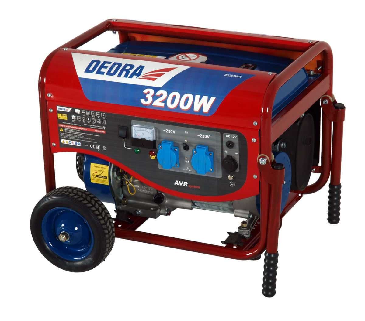 DEDRA Agregat prądotwórczy 3,2 kW, DEGB3600K