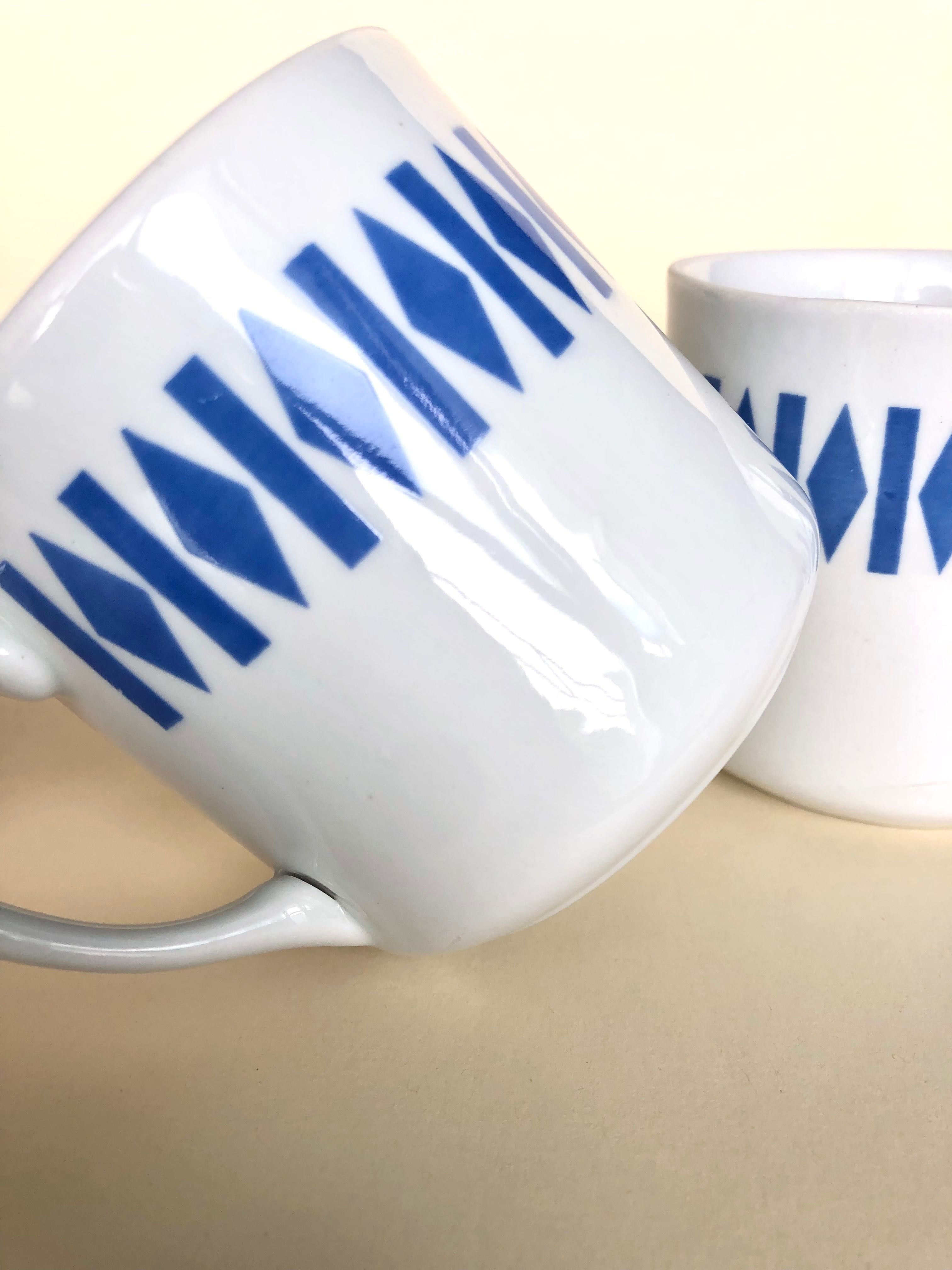Kubki Chodzież, PRL, made in Poland, porcelit
