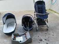 Carrinho de bebê,com alcofa+ovo com o encaixe da cadeira para o carro