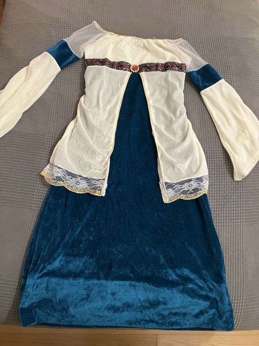 Disfarce crianca princesa medieval