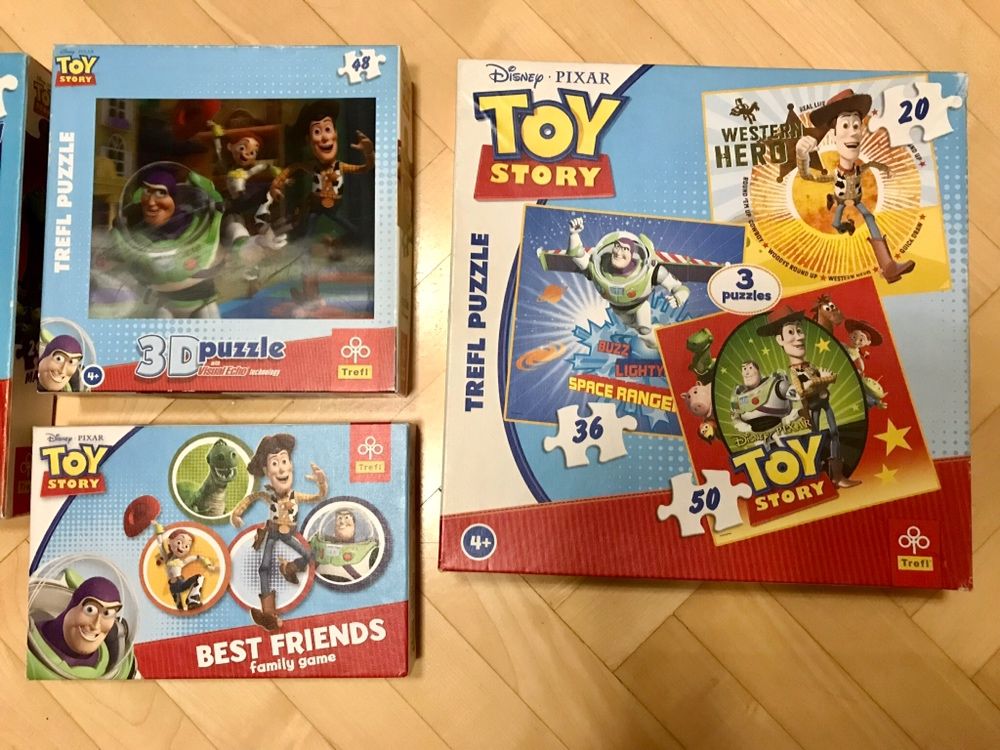 Zestaw Puzzle Disney Pixar „Toy story „ i gra „ Best friends”