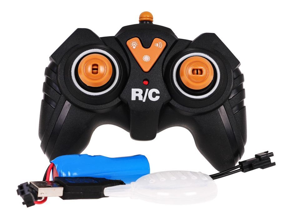 Koparka Z Funkcją Świateł I Dymu R/C Zdalnie sterowane