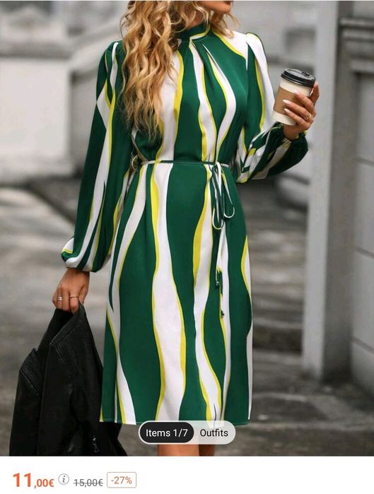 Vestido elegante XS - 34 - Novo