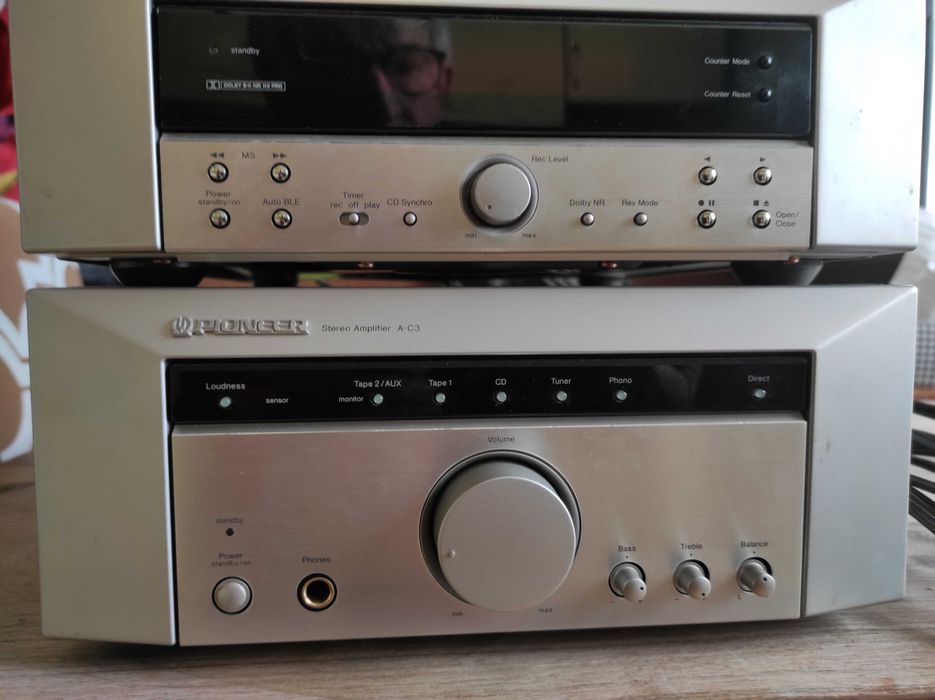 sprzedam wieżę PIONEER seria C-3 cztery elementy