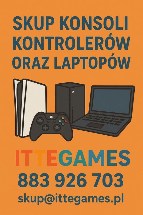Skup konsol, padów, laptopów, gier do ps