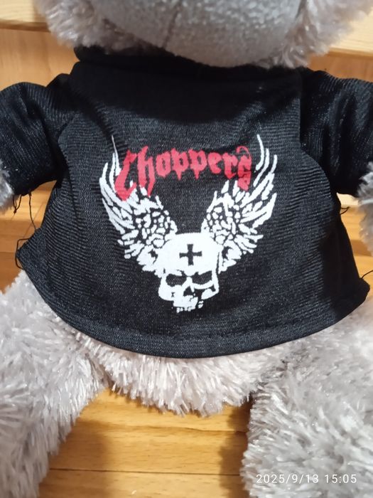 Miś przytulanka metalowiec Hardcore Choppers
