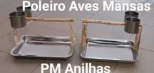 Poleiro para aves mansas