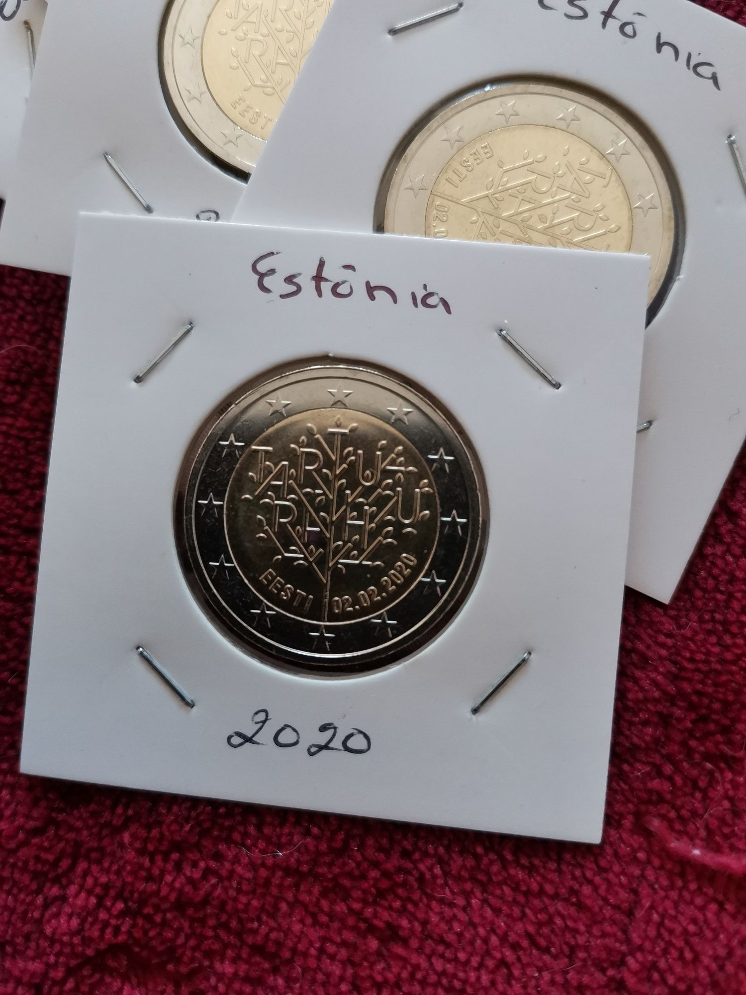 Moeda UNC comemorativa de 2€ - Estónia 2020