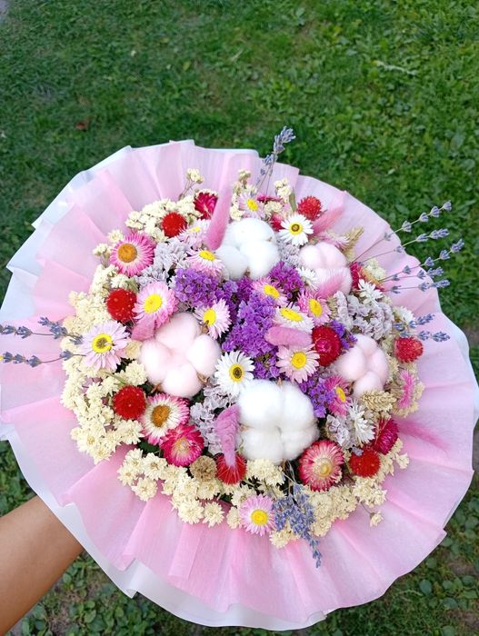 Сухоцвіти букети композиції