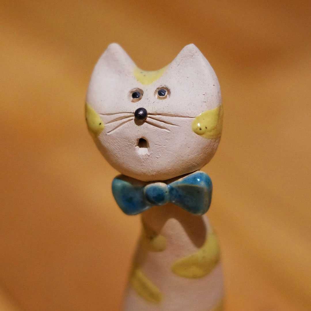 Kot ceramiczny figurka