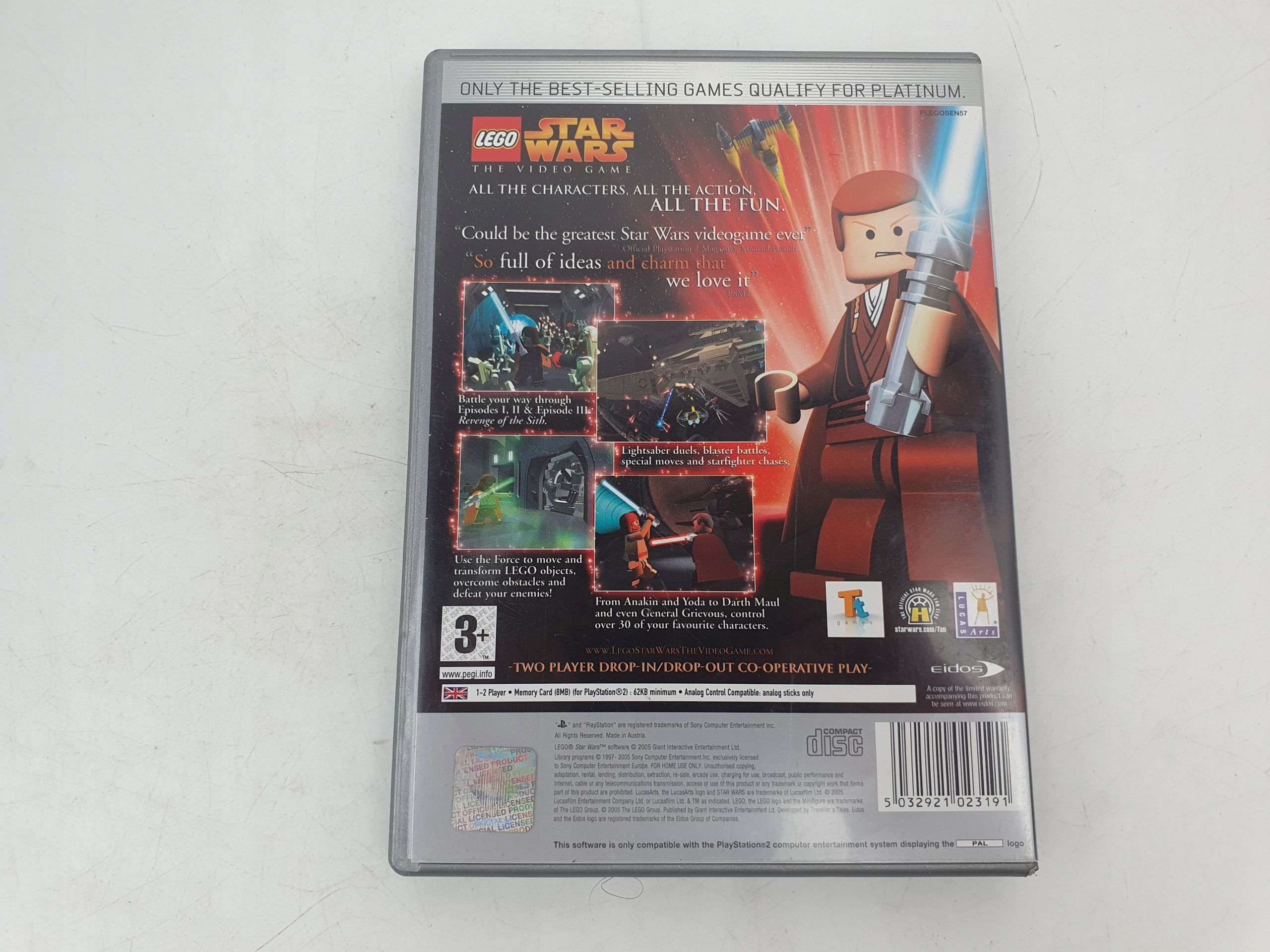 Gra Star Wars The Video Game Ps2 (Eng) (3U) Uszkodzona Platinum