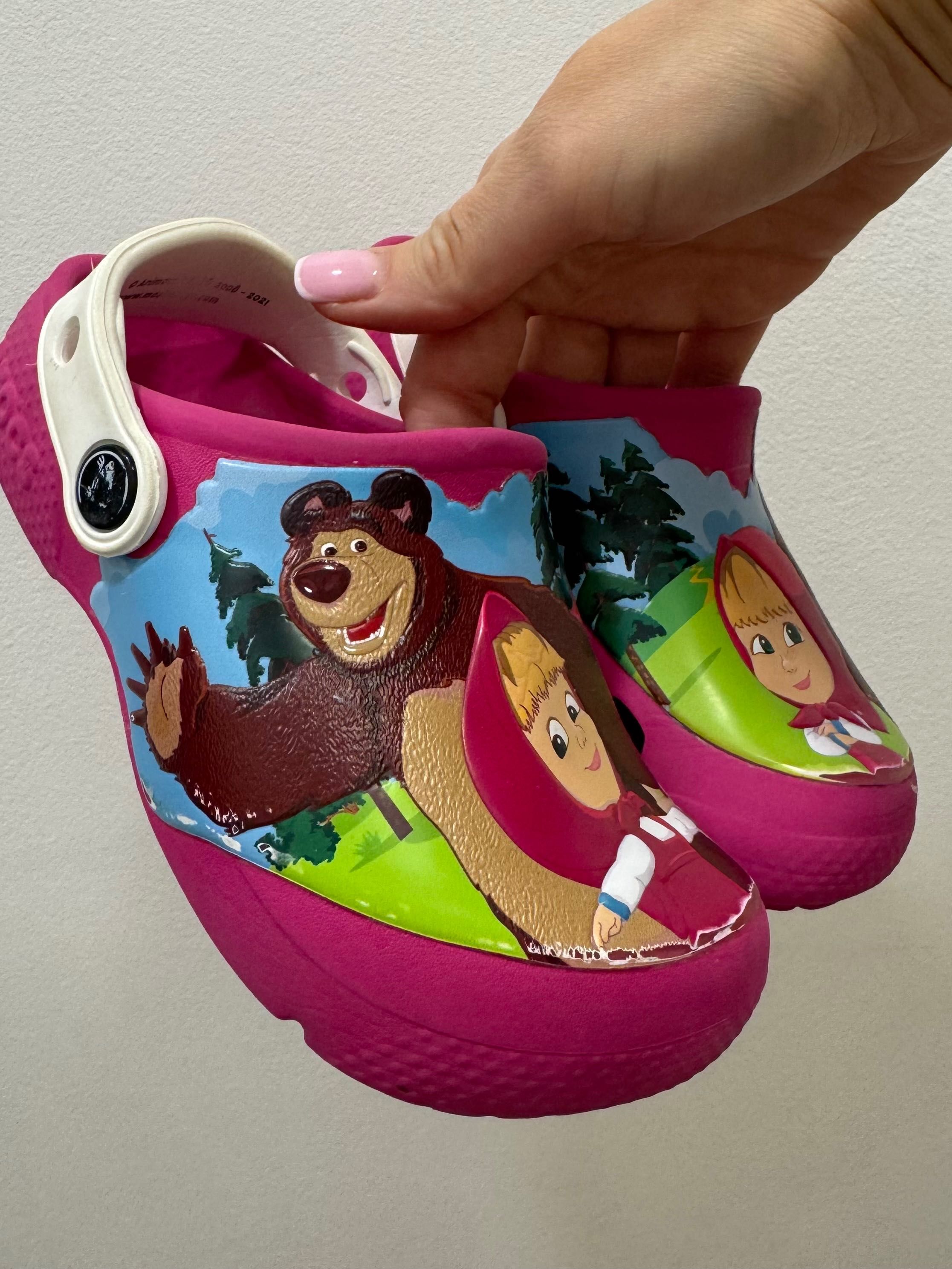 Crocs Masha and the Bear С11 тапки дитячі сабо