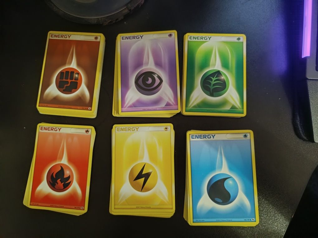 Pokémon TCG Cartas Energy Energias