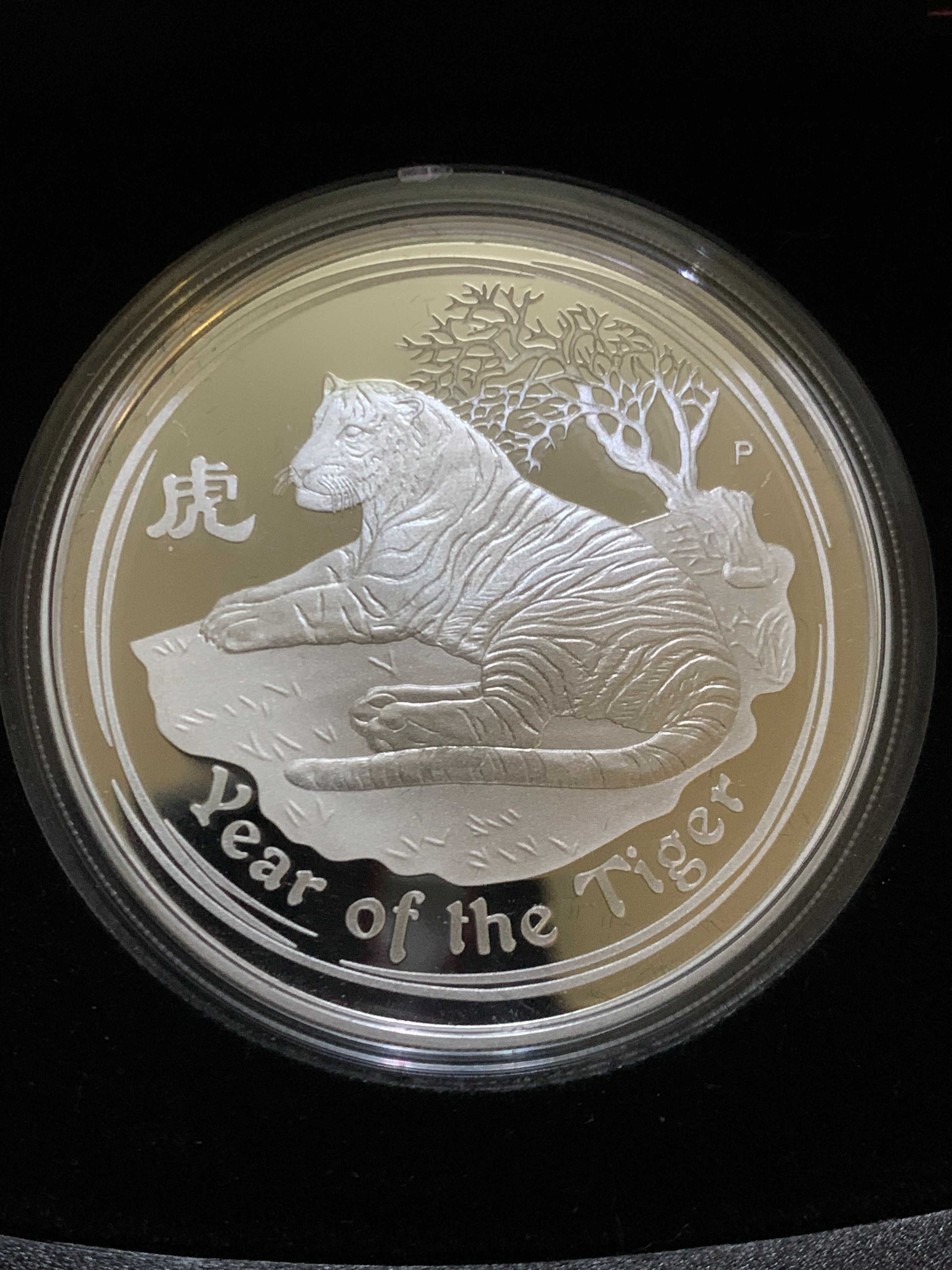 1 доллар Австралія 2010 рік ТИГРА PROOF тираж 5000 шт