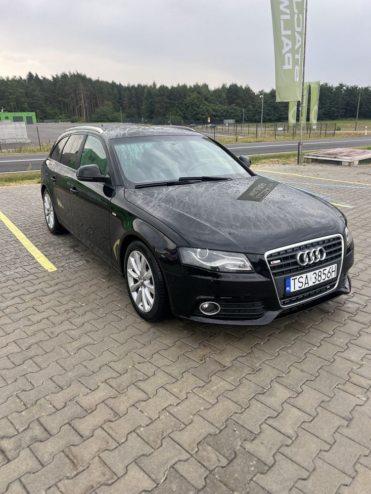 Audi A4B8 s line, parktronic, bi-xenon, nawigacja, skóra, czarny sufit
