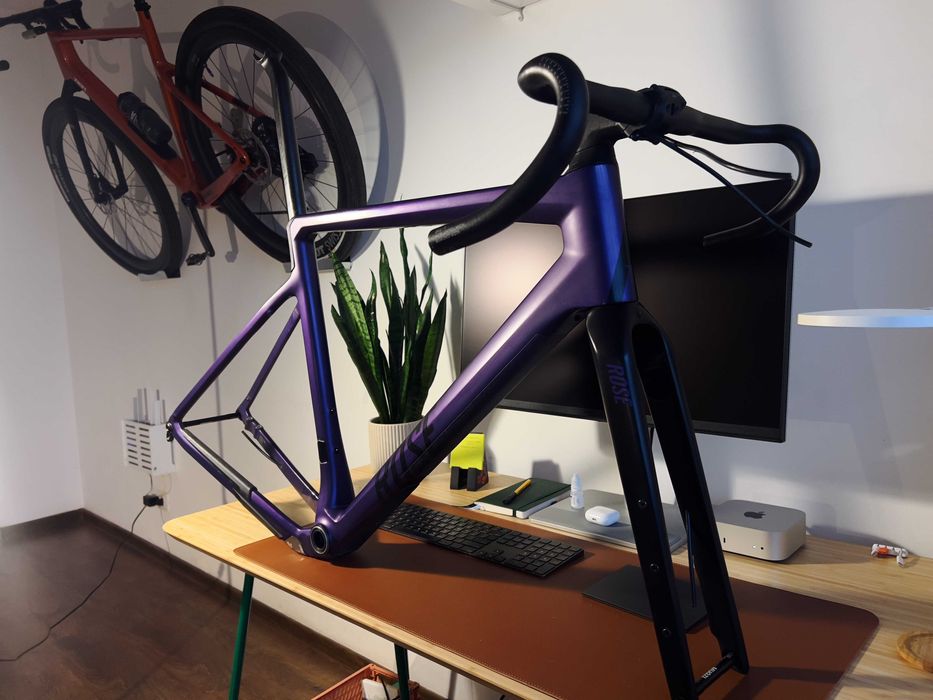 Gravel Rose Backroad Carbon 57 size, фреймсет, рама, карбон