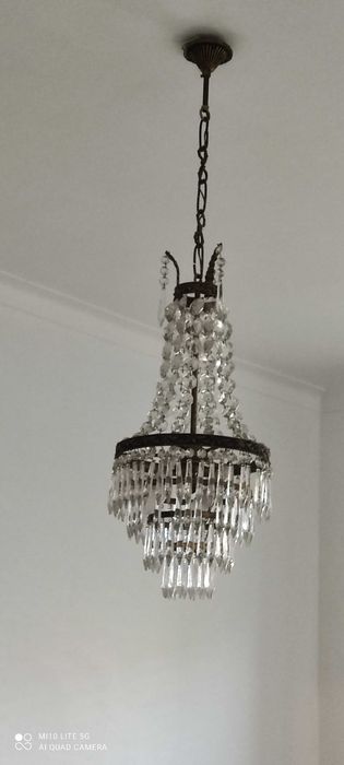 2 Candeeiros Lustre Antigos (Sala e Quarto)