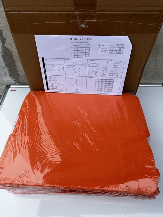 Nowa szafka, regał, plastikowy modułowy organizer na buty, 24 pary!