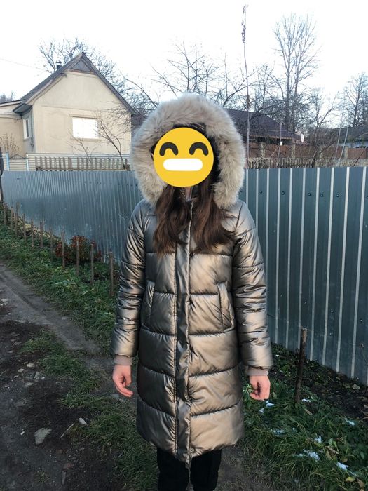 Зимове пальто на дівчинку підлітка