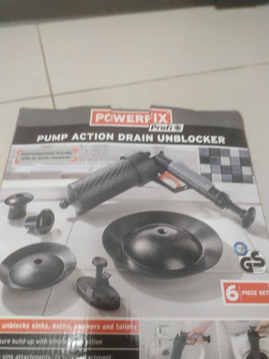 Nowy komplet- system do udrażniania kanalizacji Powerfix