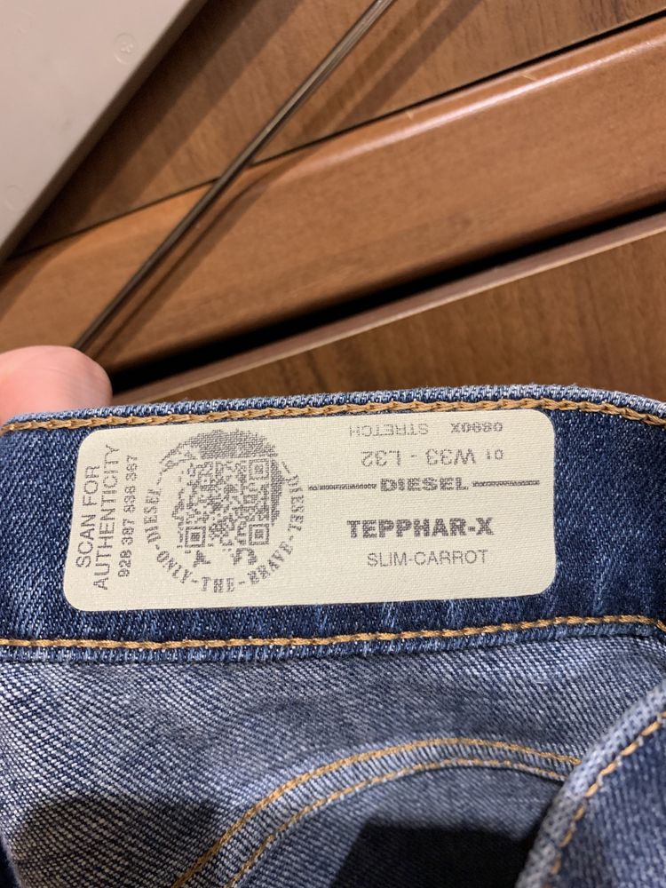 Мужские джинсы Diesel Tepphar 0890x RRP 225$