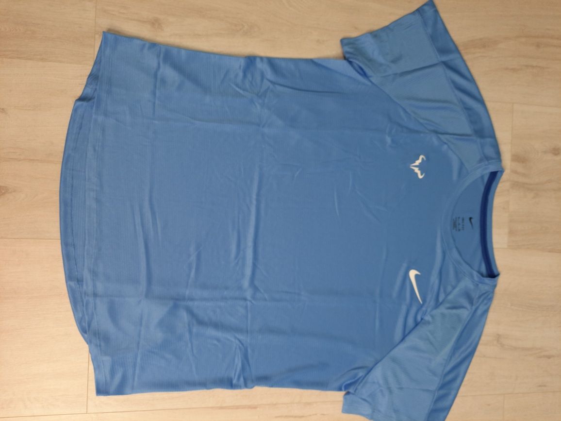 Оригінальна чоловіча футболка NIKE DRI-FIT RAFA CHALLENGER LIGHT BLUE