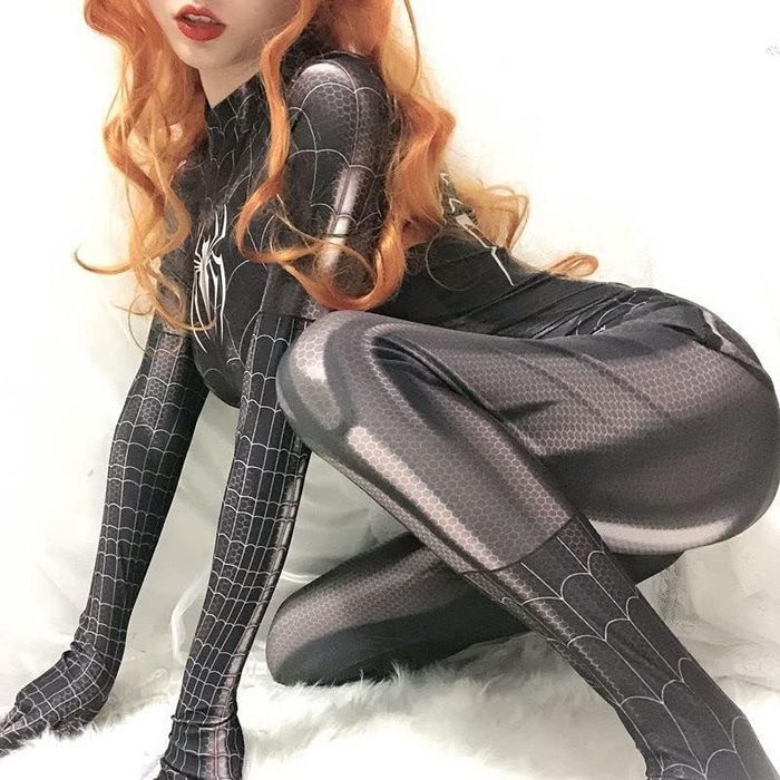 Kombinezon Super bohaterki Spider Girl Spidergirl   Rozmiar L