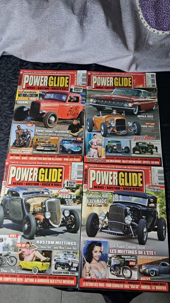 Revistas carros power glide