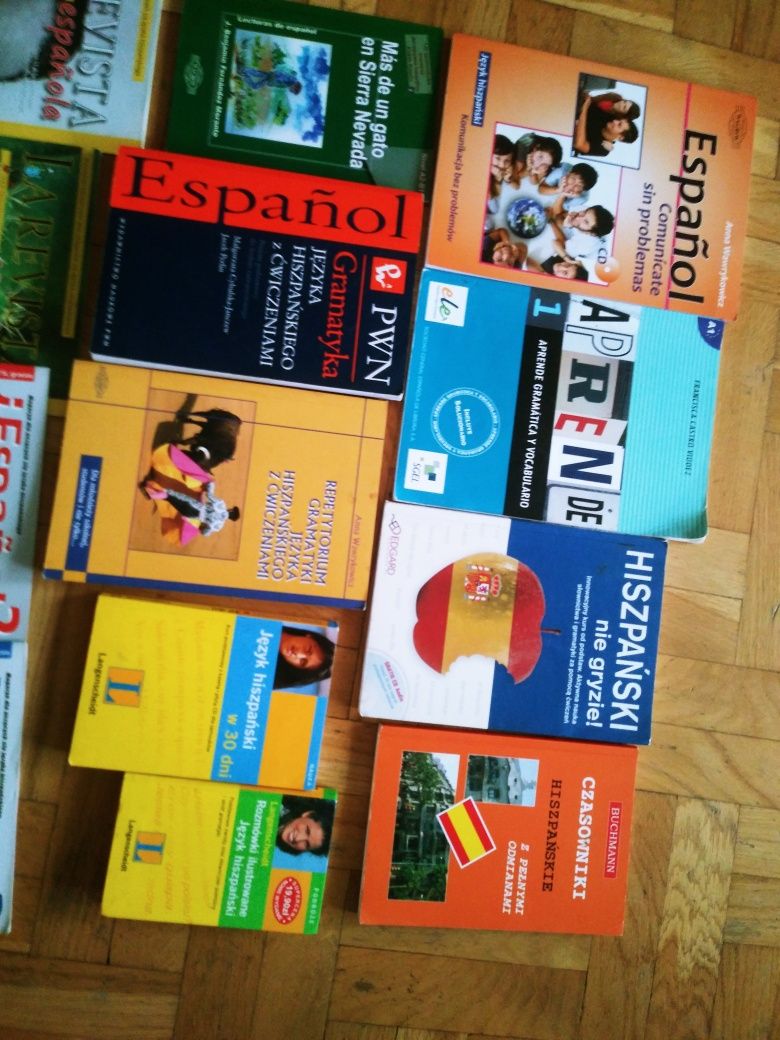 Książki do nauki języka hiszpańskiego