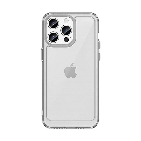 Wzmocnione etui z elastyczną ramką do iPhone 15 Pro Max Outer Space -