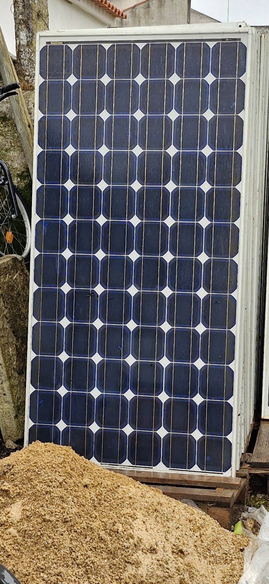 Placas de painéis solares.