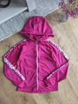 146cm, bluza sportowa fuksja, bluza na zamek