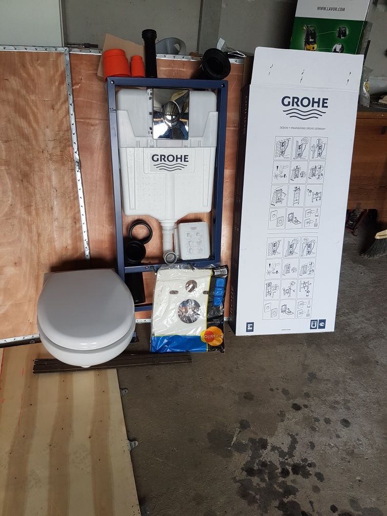 Stelaż wc Grohe solido komplet