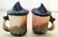 Prezent - Kubeczki ręcznie modelowane ceramiczne grzyby