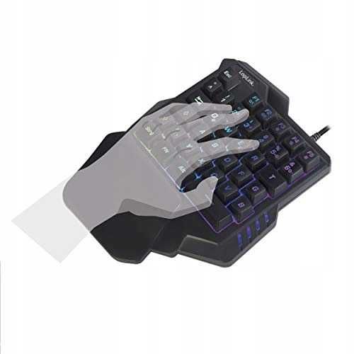 LogiLink ID0181 Klawiatura mechaniczna do gier LED USB Mac OS mała RGB