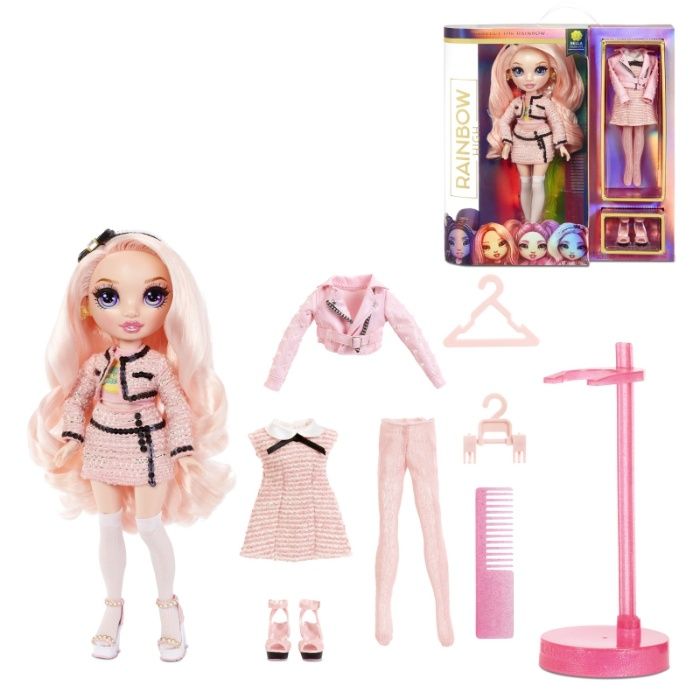 RÓŻNE MGA Rainbow High Fashion Doll - Neon - Karma Nichols lalka 25 cm