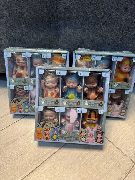 Неймовірно милі міні ляльки (набір 6 шт). Чудовий новорічний подарунок