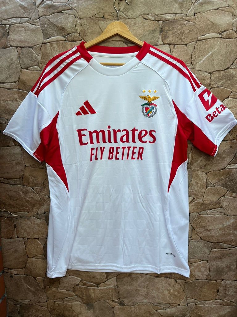 Camisola Branca Benfica Nova